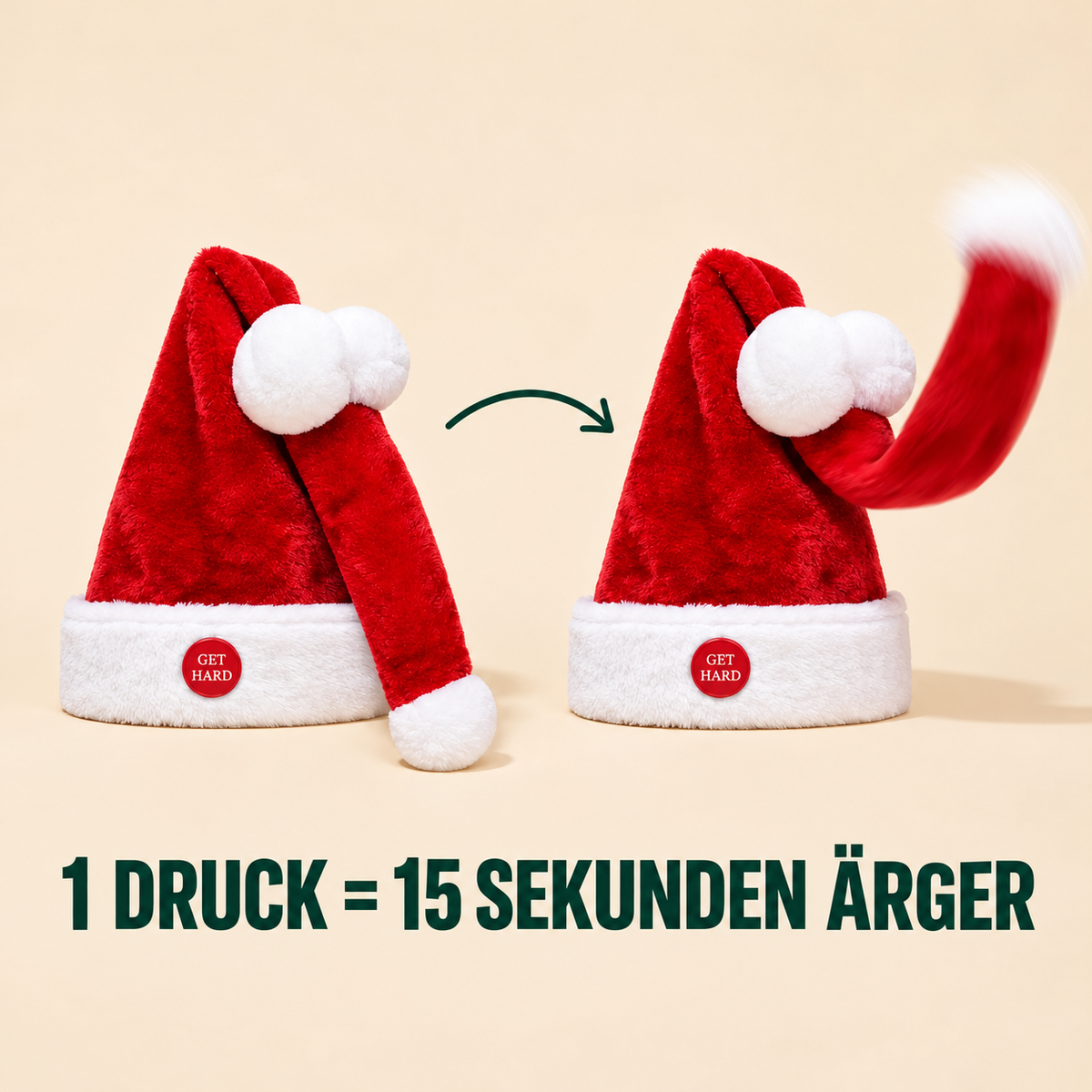 JollyJiggle™ Weihnachtsmütze
